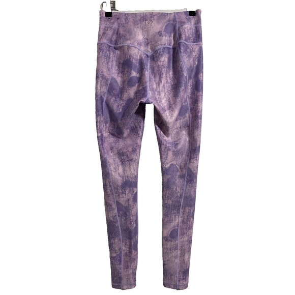 Calia by Carrie Underwood Leggings S Stay The Path Purple Pink Tie Dye Yoga - Picture 3 of 9